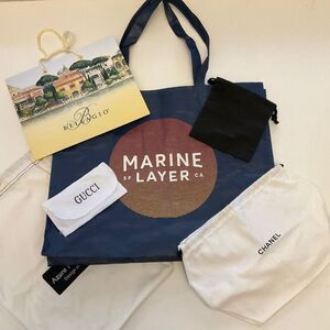 Bundle of Luxury Reuseable Bags, 6 pieces. great for wrapping xmas gifts